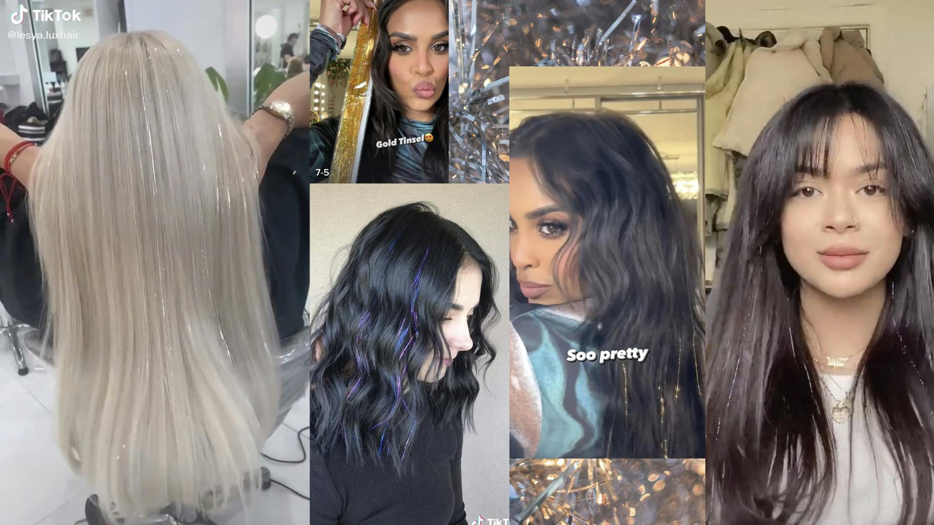 The Tinsel Hair Of The 2010s Is Making A Comeback And TikTok Is